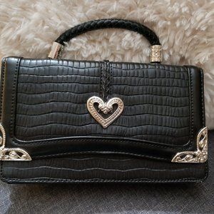 Brighton small black purse/Cross Body